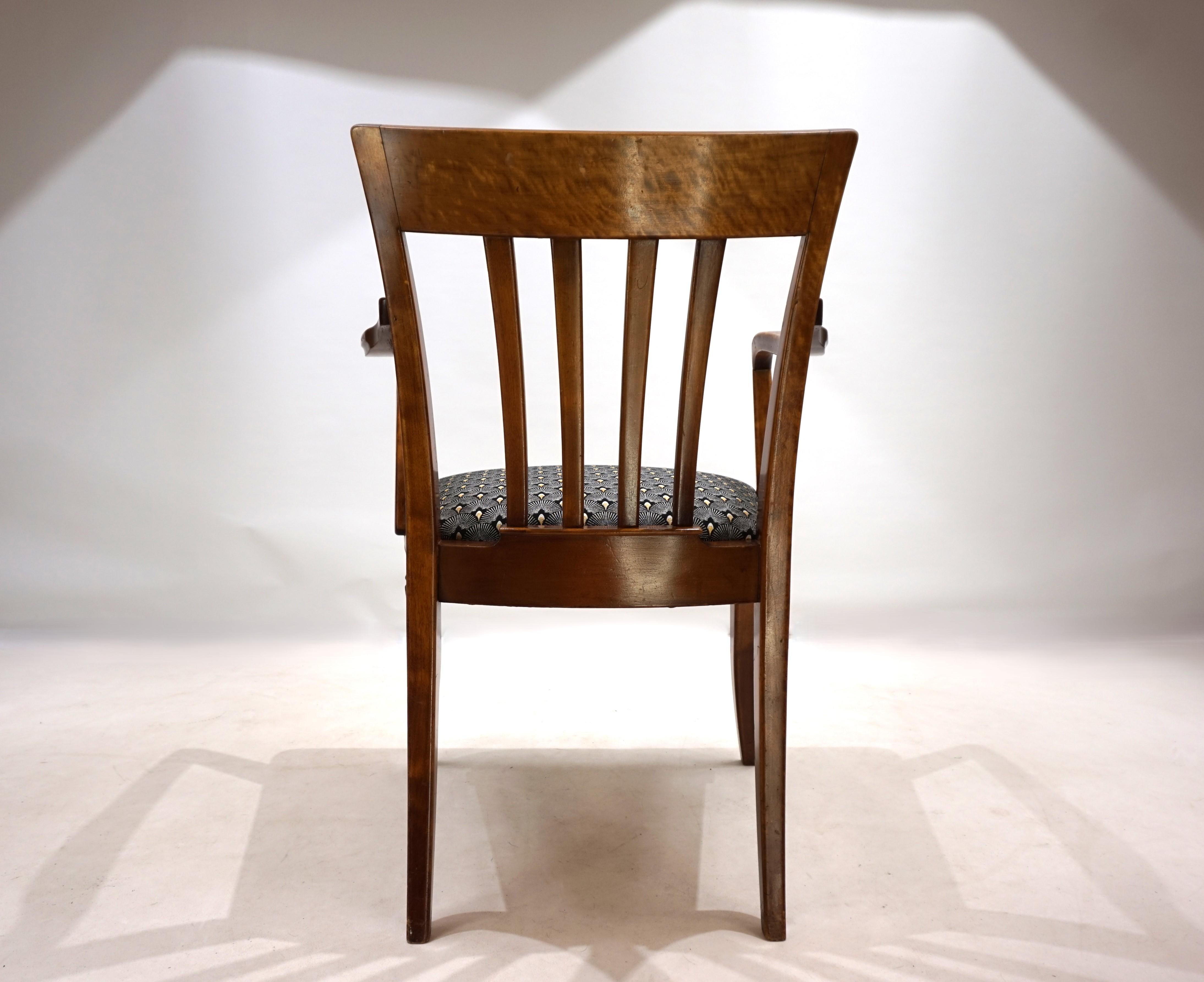 German Art Deco Captain's Armchair, 1930 For Sale 7