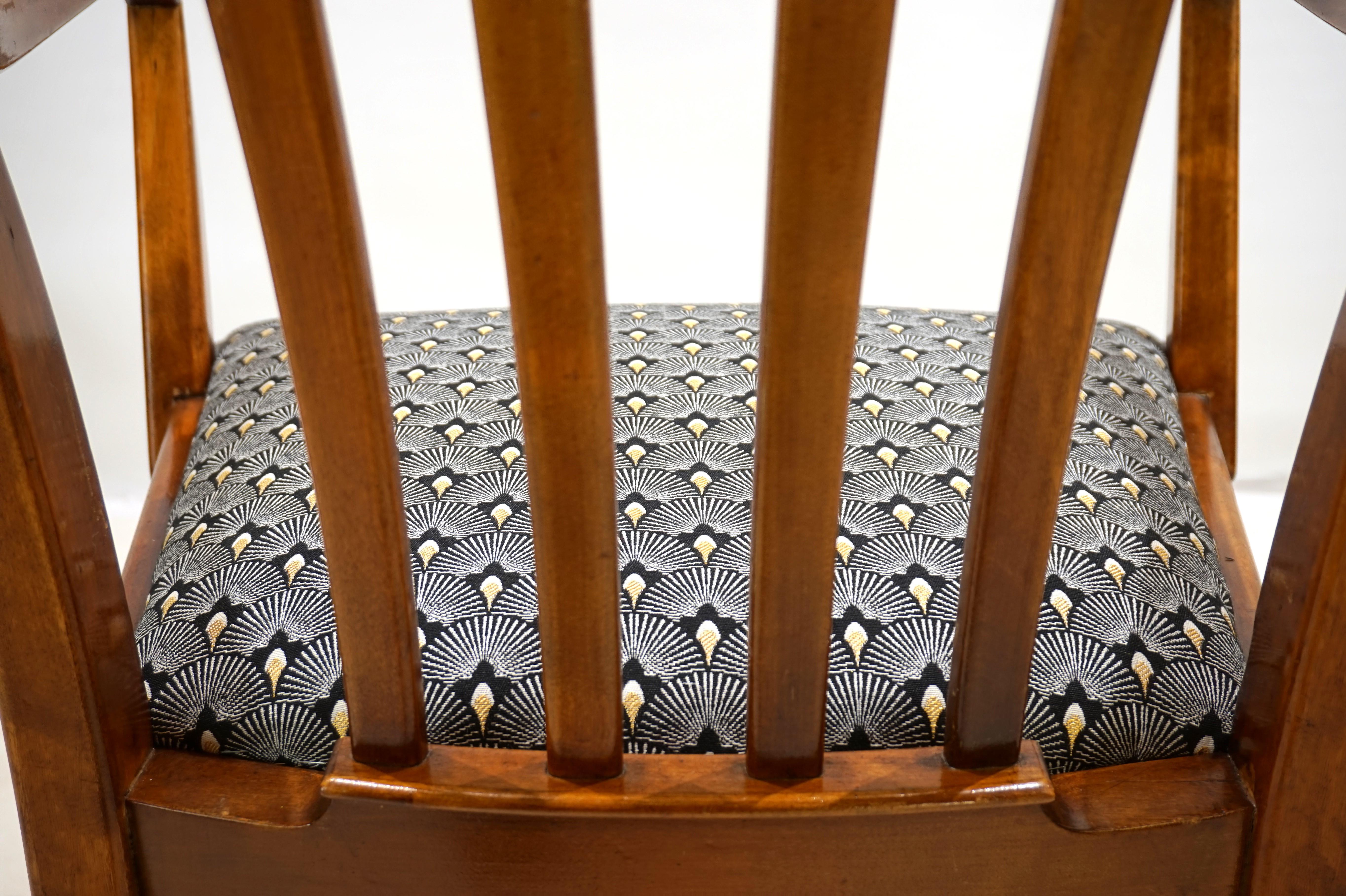 German Art Deco Captain's Armchair, 1930 For Sale 8