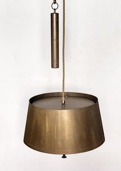 German Art Deco Counterweight Pendant Light 1920s