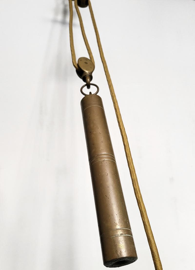 20th Century German Art Deco Counterweight Pendant Light 1920s For Sale