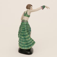 German Art Deco Figure of a dancer by Fasold Stauch