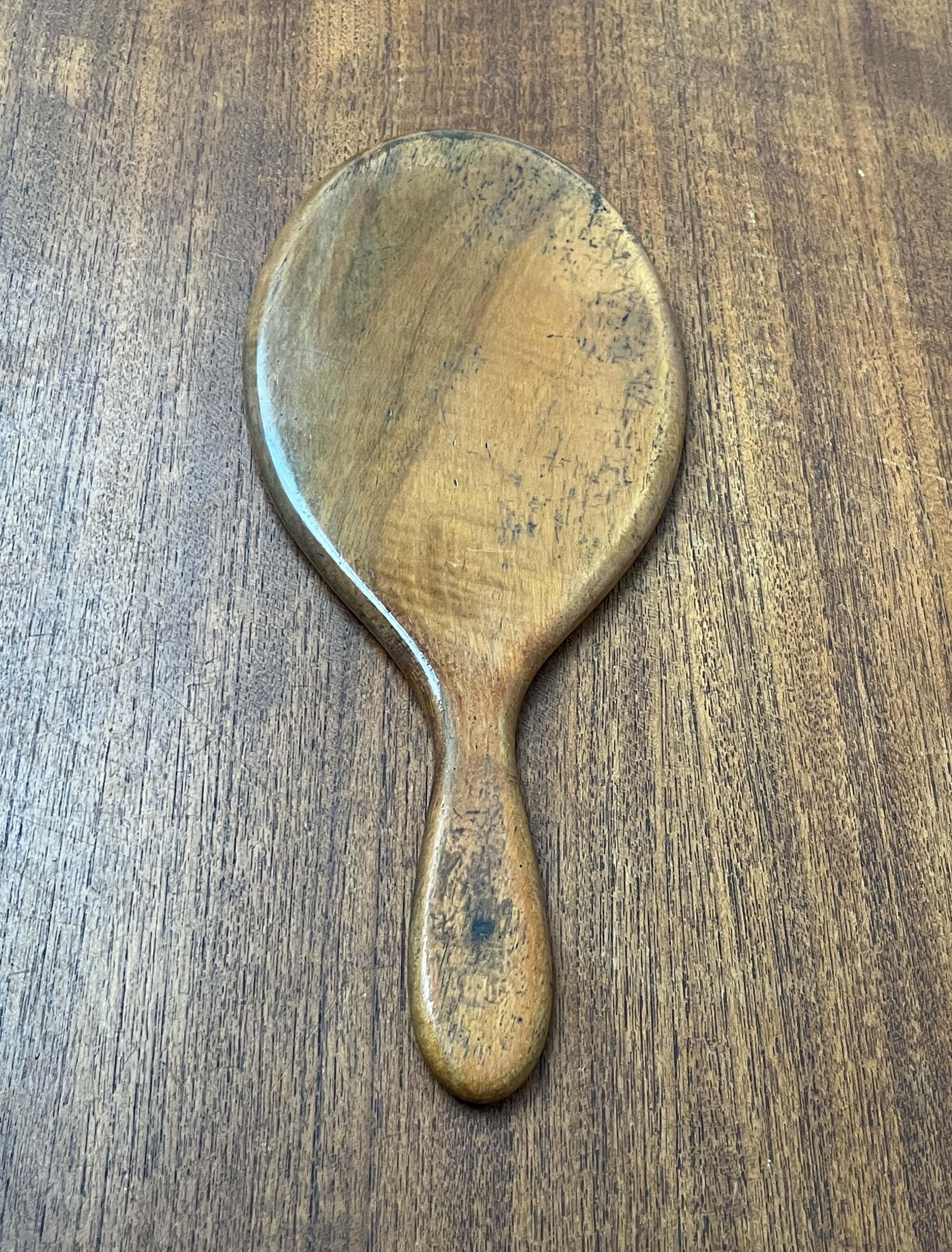 Miroir à main Art Deco allemand en Wood, années 1920 Bon état - En vente à Hamburg, DE