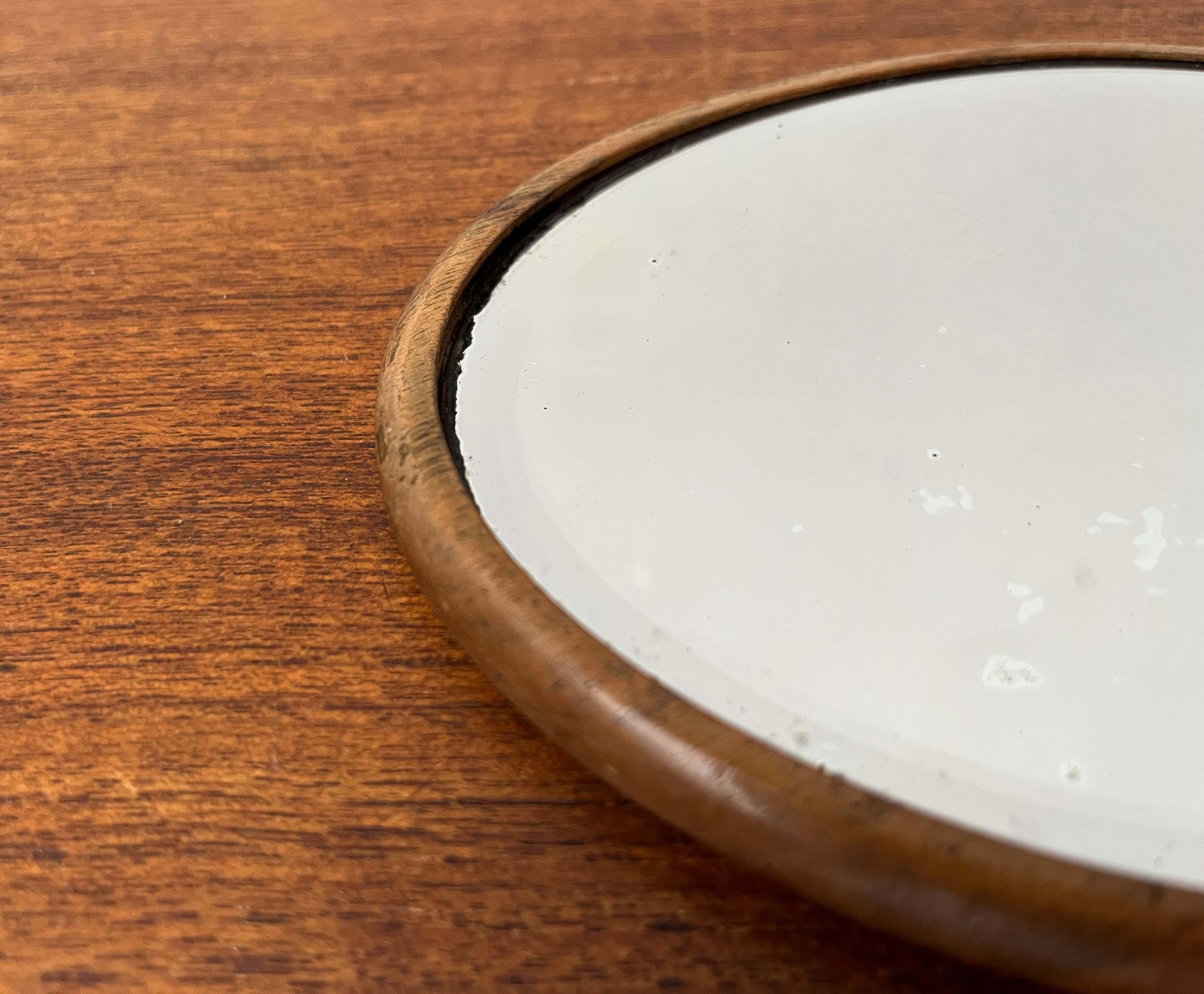 Miroir à main Art Deco allemand en Wood, années 1920 en vente 1