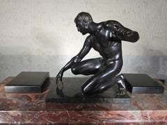 German Art Deco Inkwell by Georges Morin