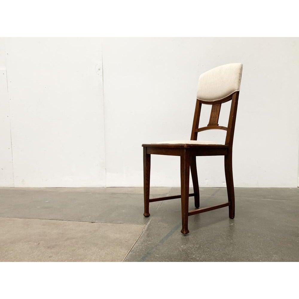 Wood German Art Deco Jugendstil Chair from Waldheim, 1930s For Sale