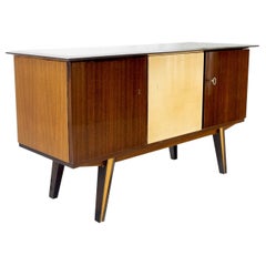 German Art Deco Mid-Century Modern High Gloss 3 Door Petit Credenza Chest Mint!