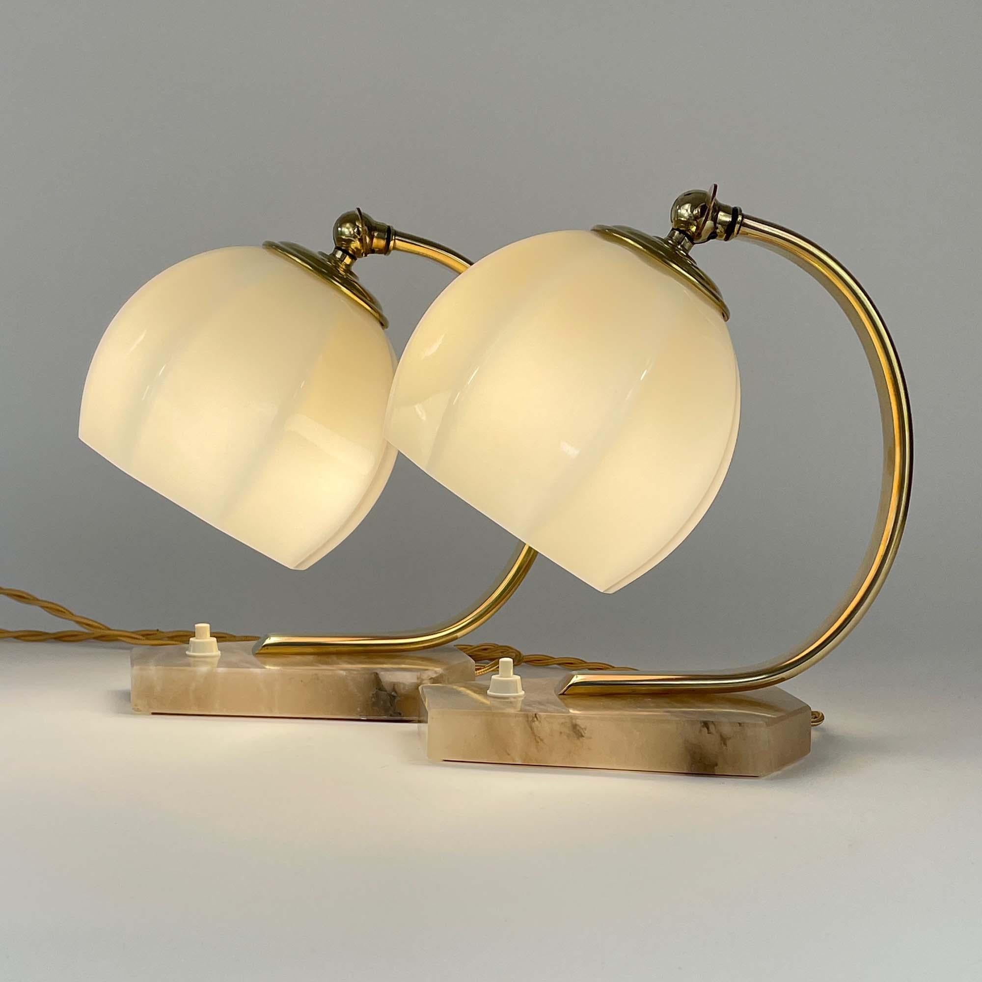 small brass table lamps