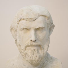 German Art Deco Plaster Bust of a Bearded Men, circa 1930