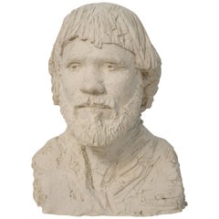 German Art Deco Plaster Bust of a Bearded Men, circa 1930