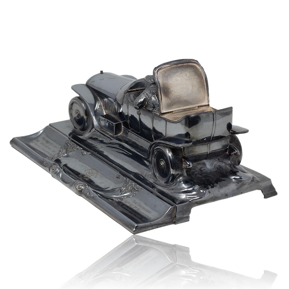 Deutsches Art-Déco- Rally Car-Schreibtisch Compendium von WMF im Angebot 11