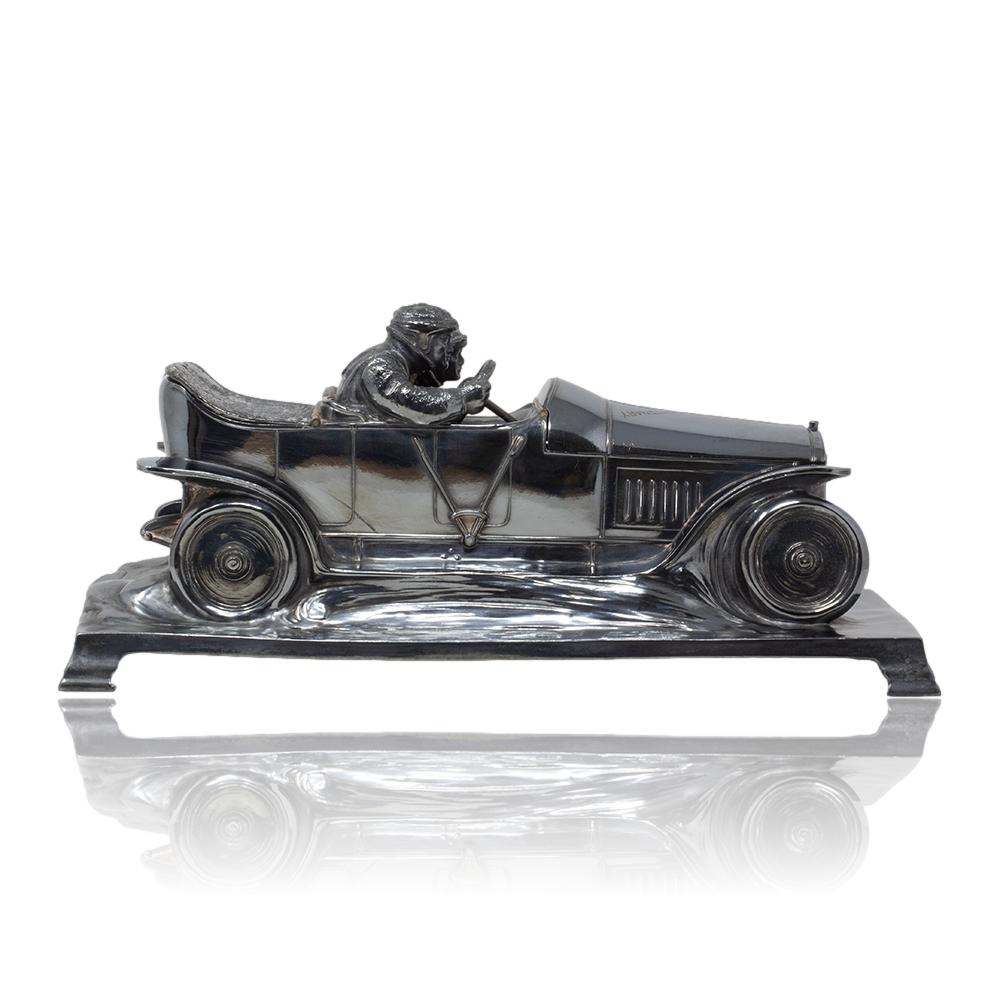 Deutsches Art-Déco- Rally Car-Schreibtisch Compendium von WMF (20. Jahrhundert) im Angebot