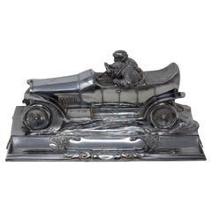 Compendio de escritorio de coches de rally art déco alemanes de WMF