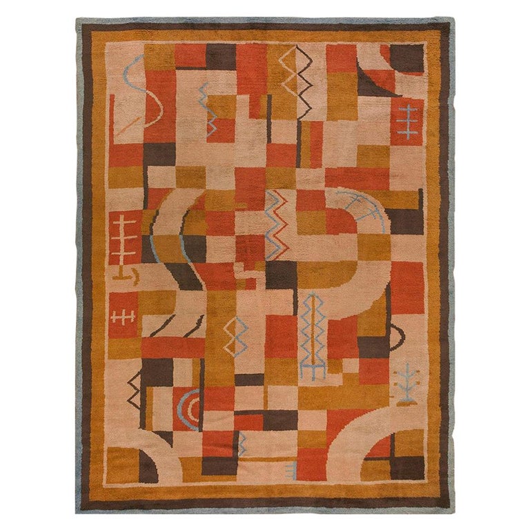 German Rug Design German Art Deco Rug For Sale at 1stDibs | art deco german