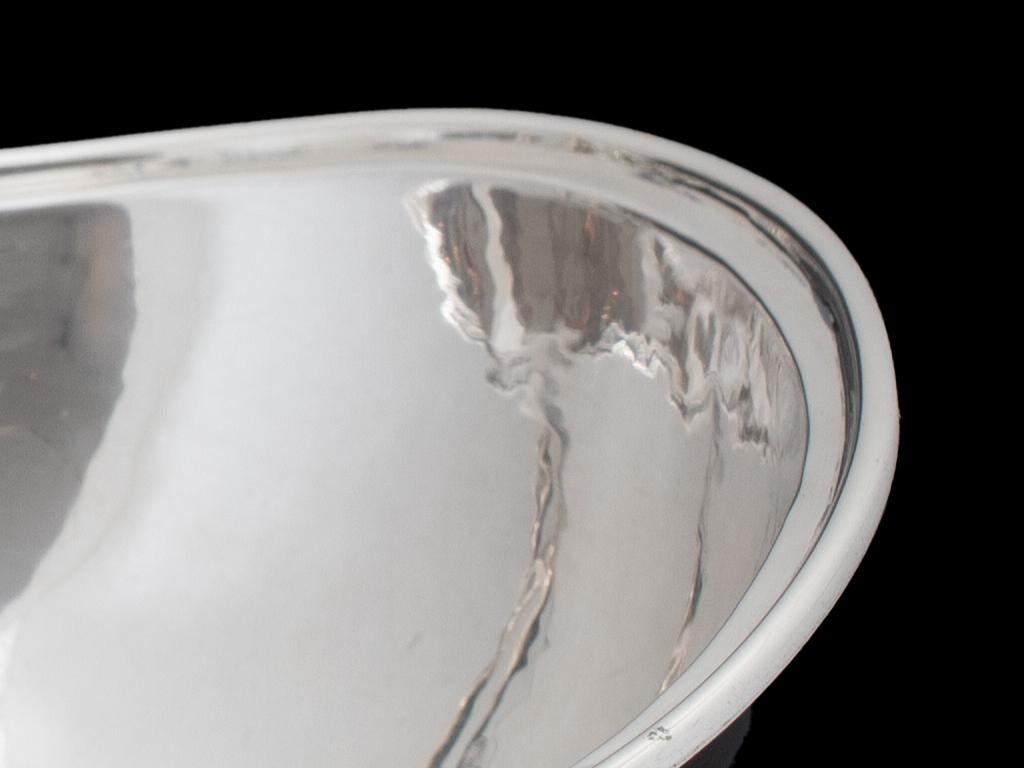 Women's or Men's German Art Deco Silver Basket For Sale