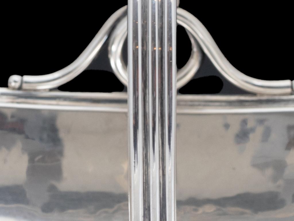 German Art Deco Silver Basket For Sale 3