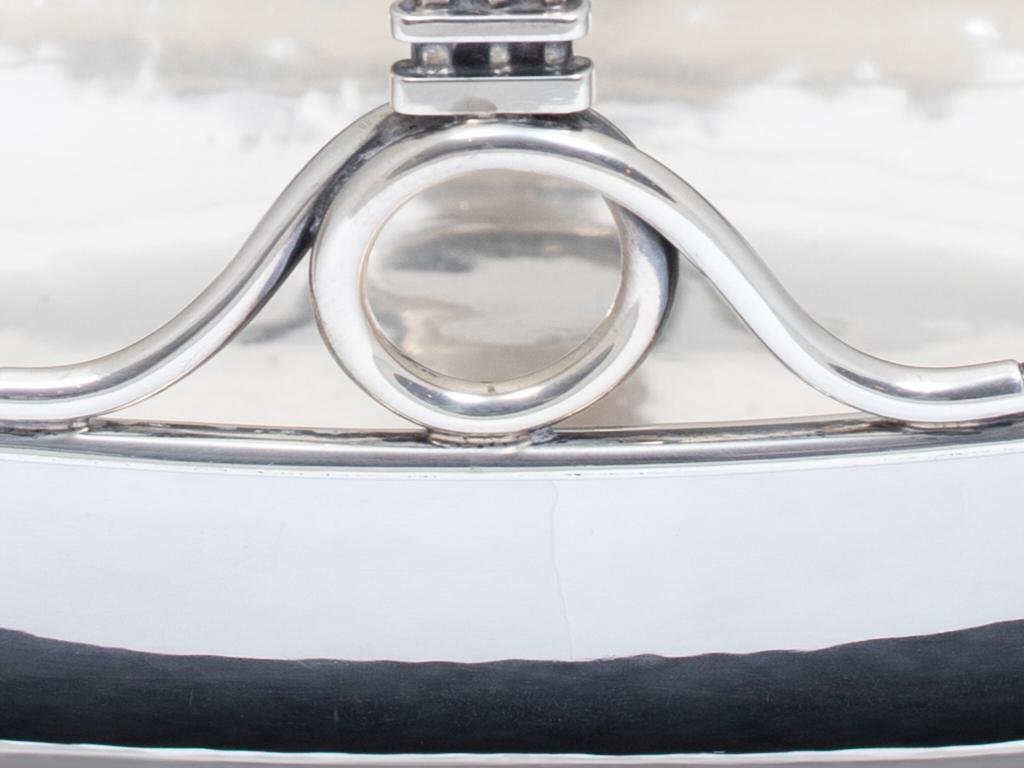 German Art Deco Silver Basket For Sale 4