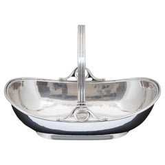 Cesta de plata alemana Art Déco