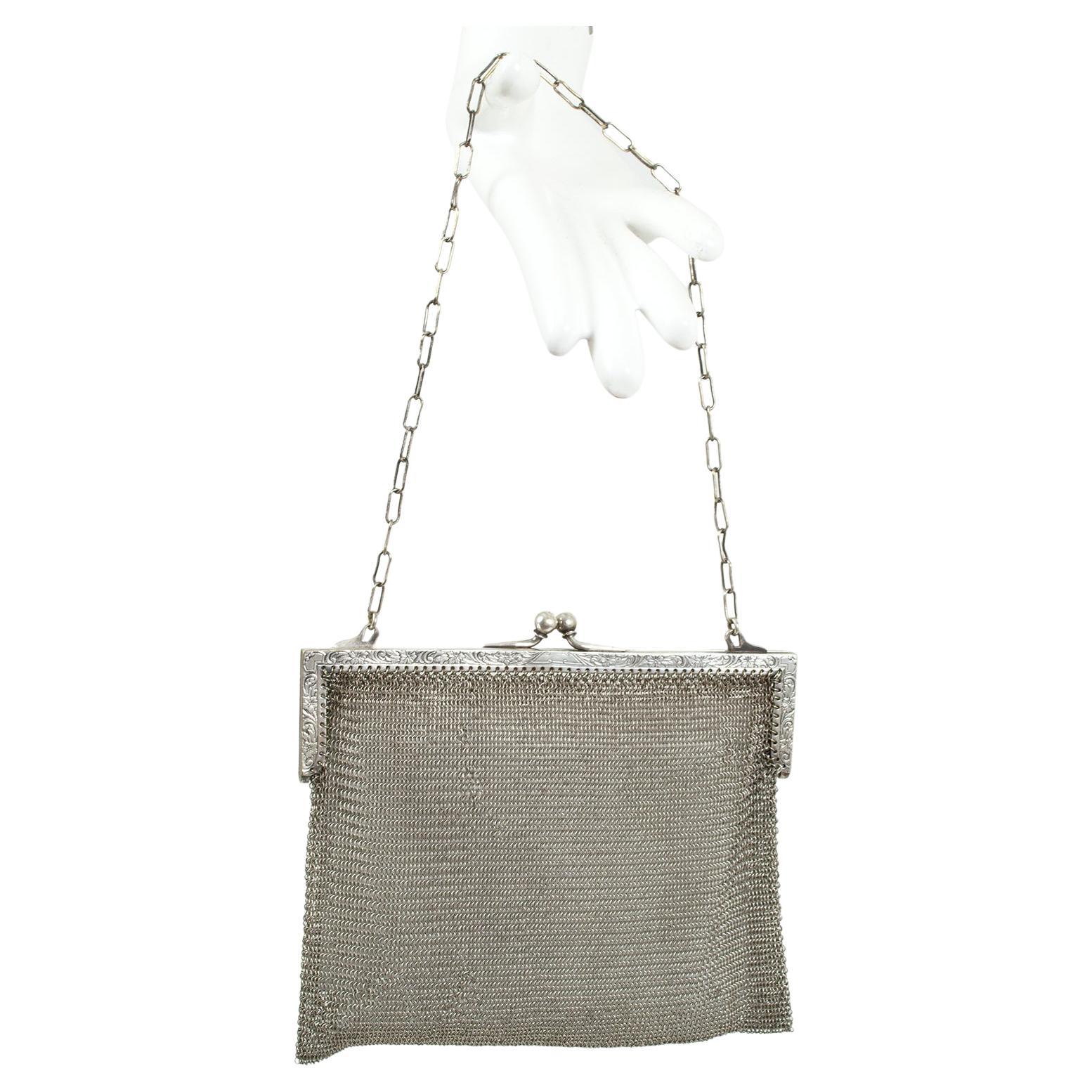 Prada Silver Ring Handle Bag at 1stDibs | prada metal handle bag, prada ...