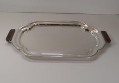 German Art Deco Silver Plated Cocktail Tray c.1930, Wilhelm Wolff Pforzheim