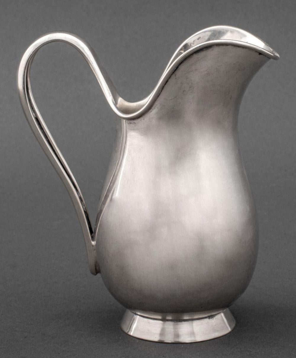 German Art Deco Silver Tea & Coffee Set by Handarbeit For Sale 2