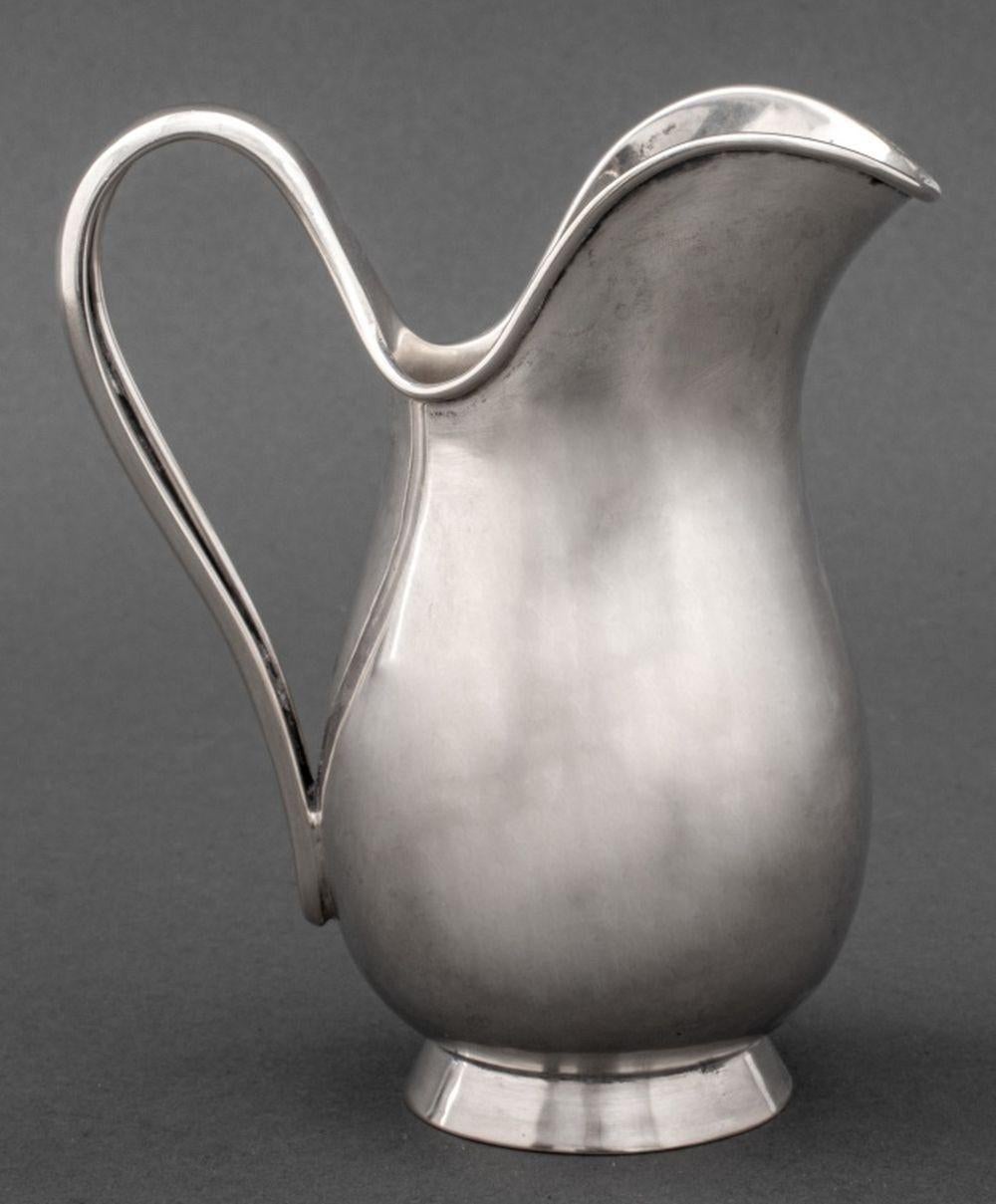 German Art Deco Silver Tea & Coffee Set by Handarbeit For Sale 1