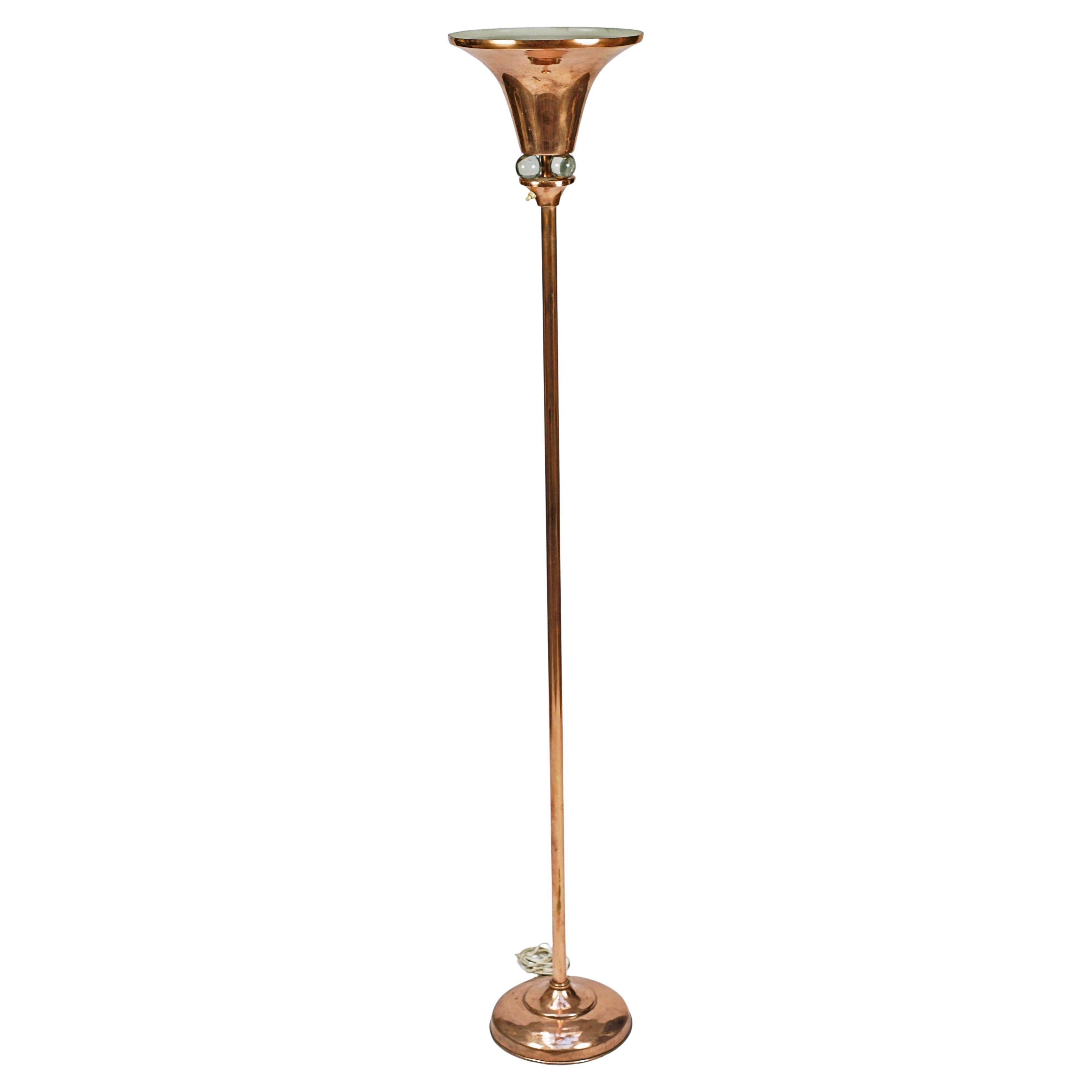 Deutsche Art Deco Stehlampe im Angebot