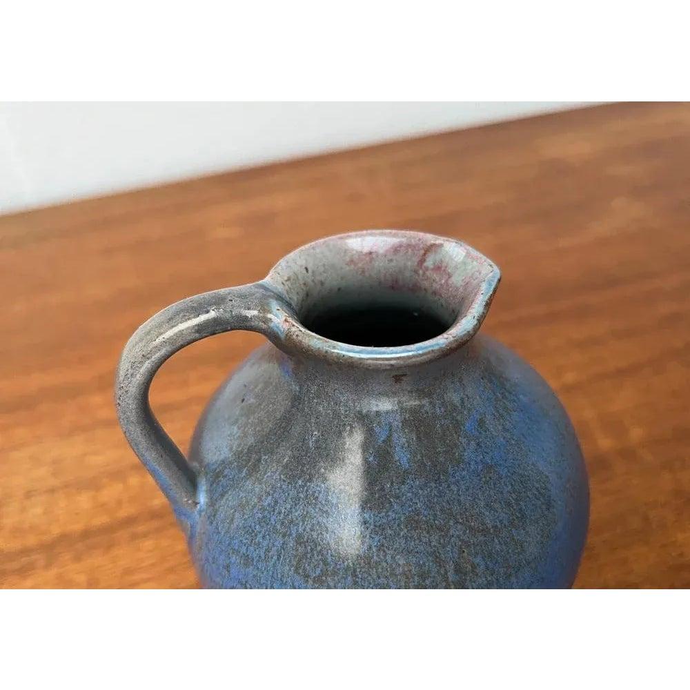 Vaso a caraffa in Studio Pottery tedesco Art Deco di Kurt Feuerriegel in vendita 3