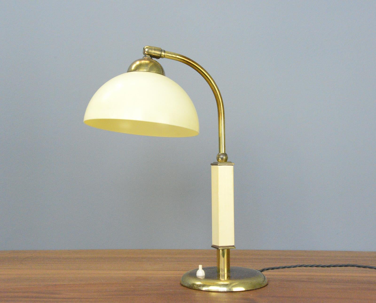 Lampe de table Art déco allemande, circa années 1920 en vente 1