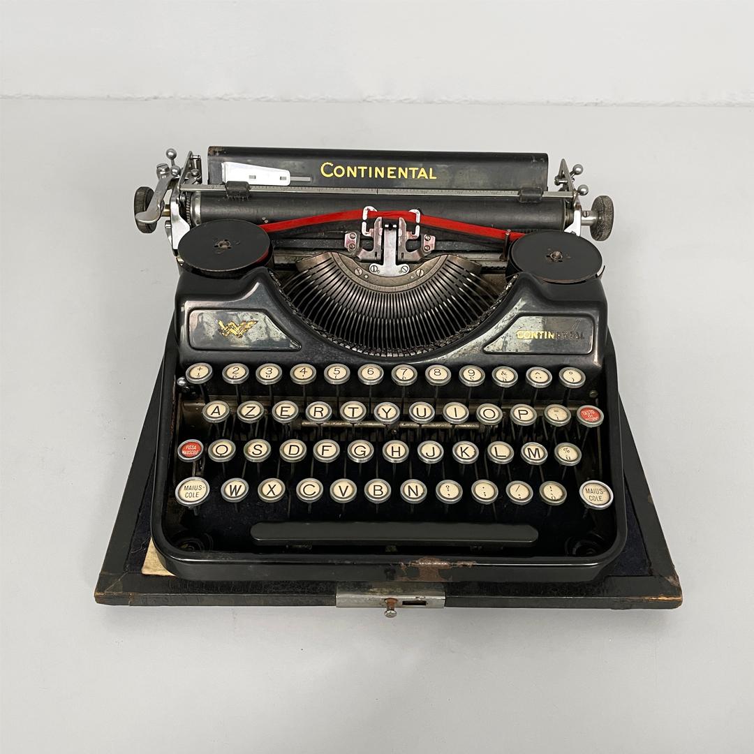 Máquina de escribir alemana Continental Art Deco de Wanderer-Werke A.G. Chemnitz, años 30 Alemán en venta
