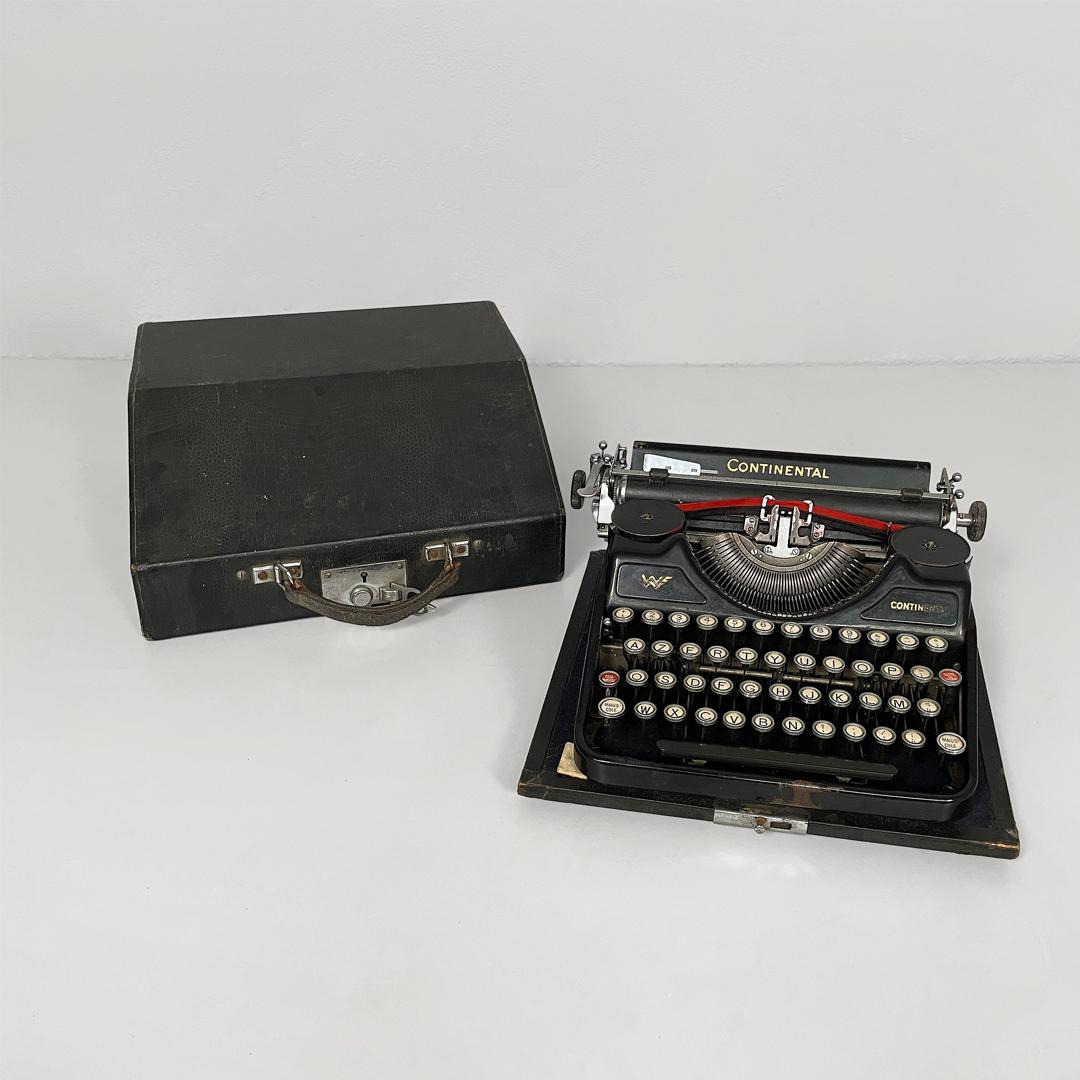 Máquina de escribir alemana Continental Art Deco de Wanderer-Werke A.G. Chemnitz, años 30 en venta