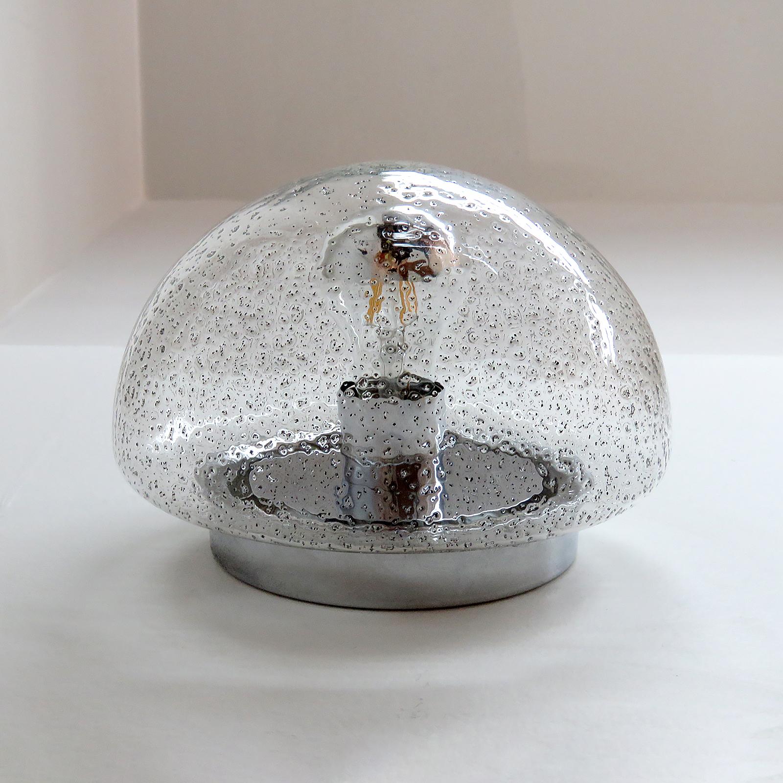 Late 20th Century German Art Glass Wall Light by Hillebrand, 1970