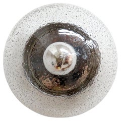 German Art Glass Wall Light by Hillebrand, 1970