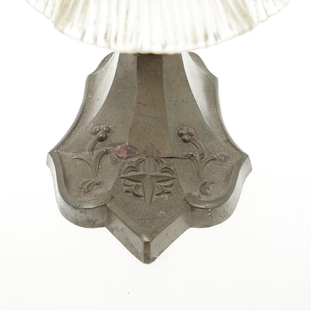 German Art Nouveau Brass Table Lamp For Sale 1