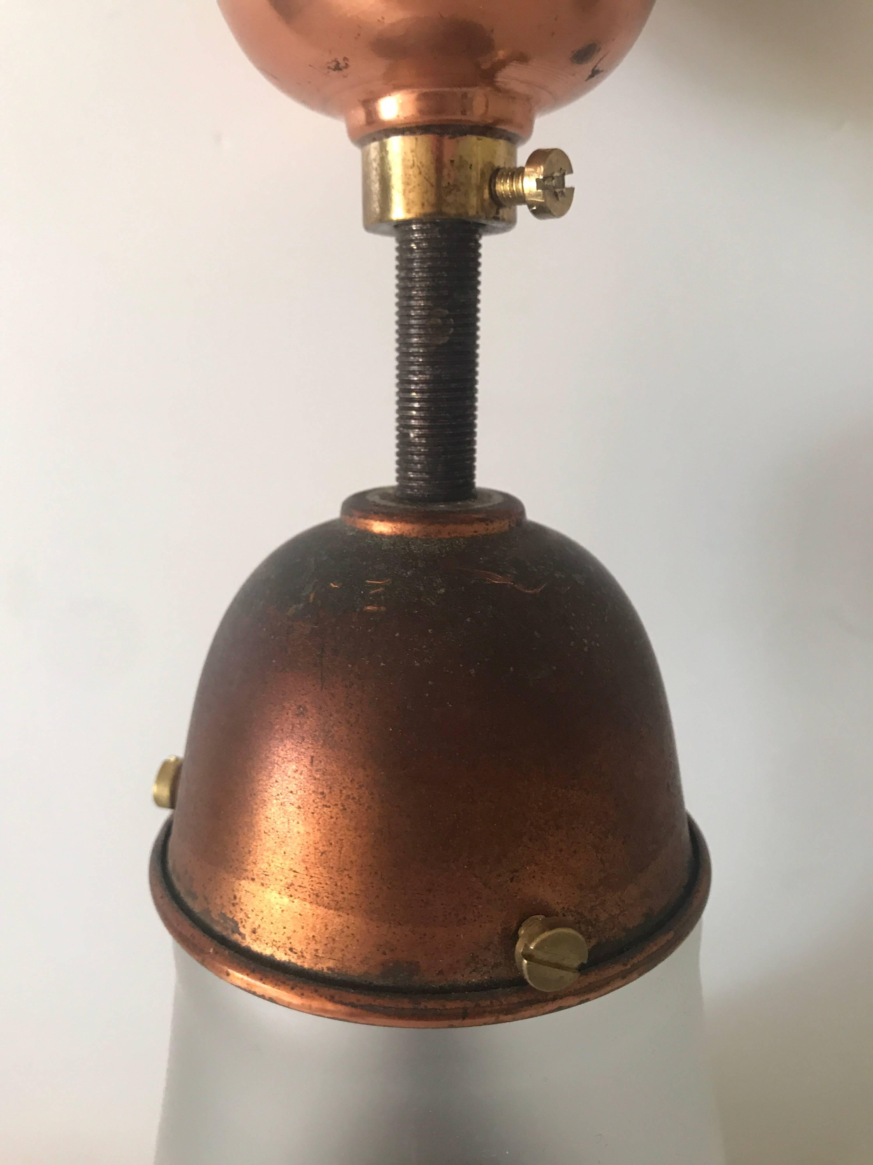 German Art Nouveau Jugendstil Siemens Luzette Pendant Lamp by Peter Behrens For Sale 3