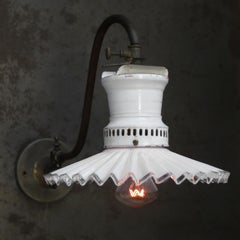 German Art Nouveau Opaline Glass Sconce Wall Lamp 1910