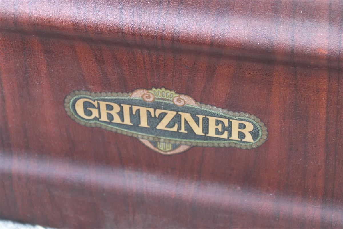 Late 19th Century German Art Nouveau Portable Sewing Machine 1890 GRITZNER Germany For Sale