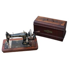 Antique German Art Nouveau Portable Sewing Machine 1890 GRITZNER Germany 