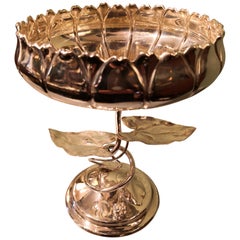 German Art Nouveau Silver Centerpiece Bowl