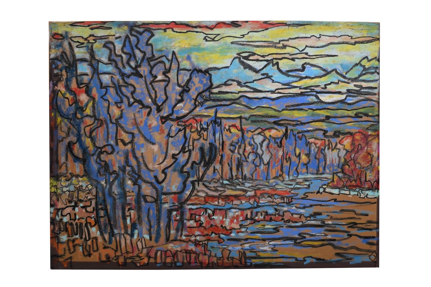 Pastel al óleo del artista German artist 