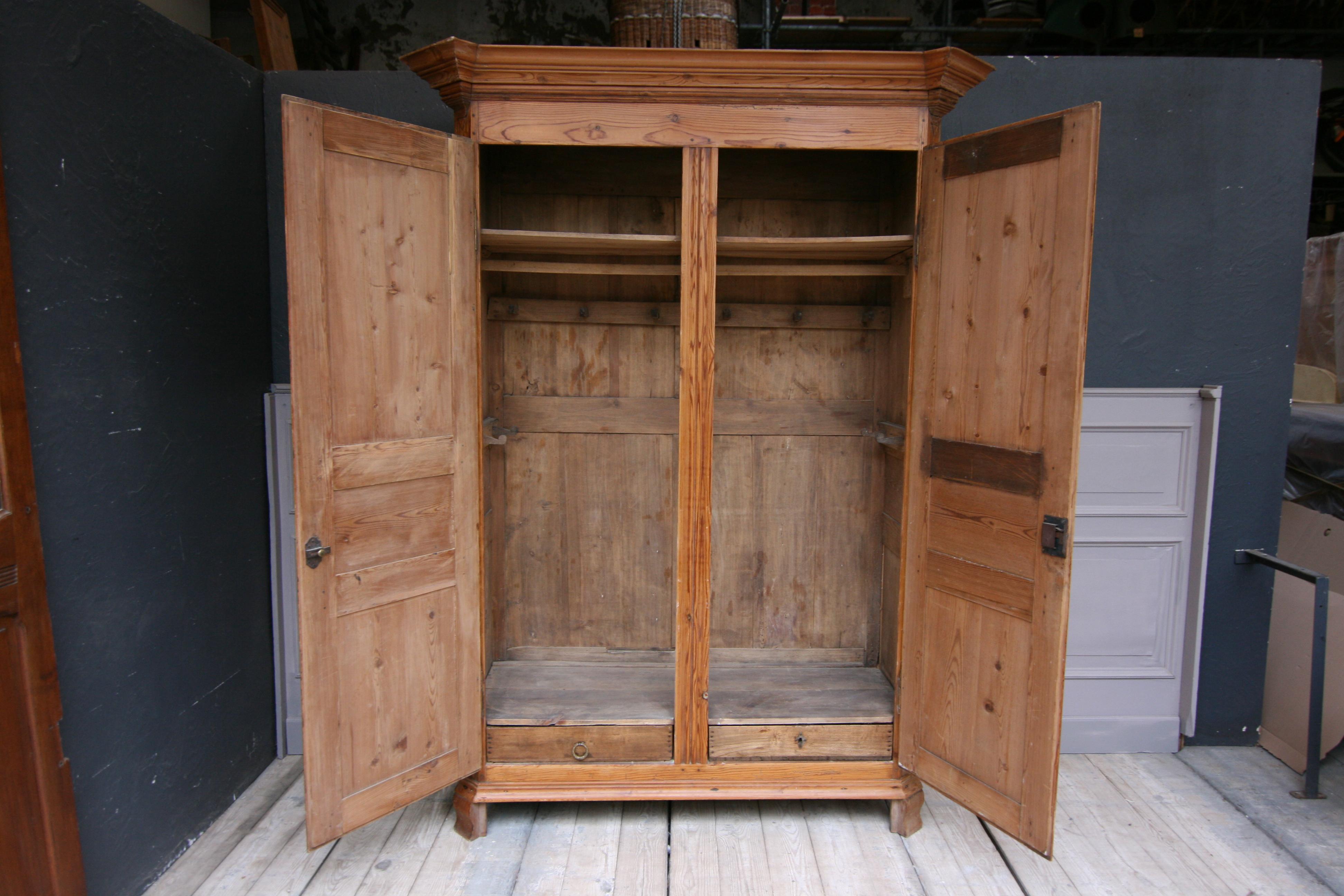 German Baroque Cabinet Made of Pine 1