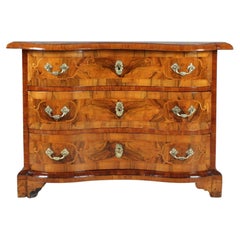 Antique German Baroque Chest Of Drawers, Louis XV Commode, c. 1760