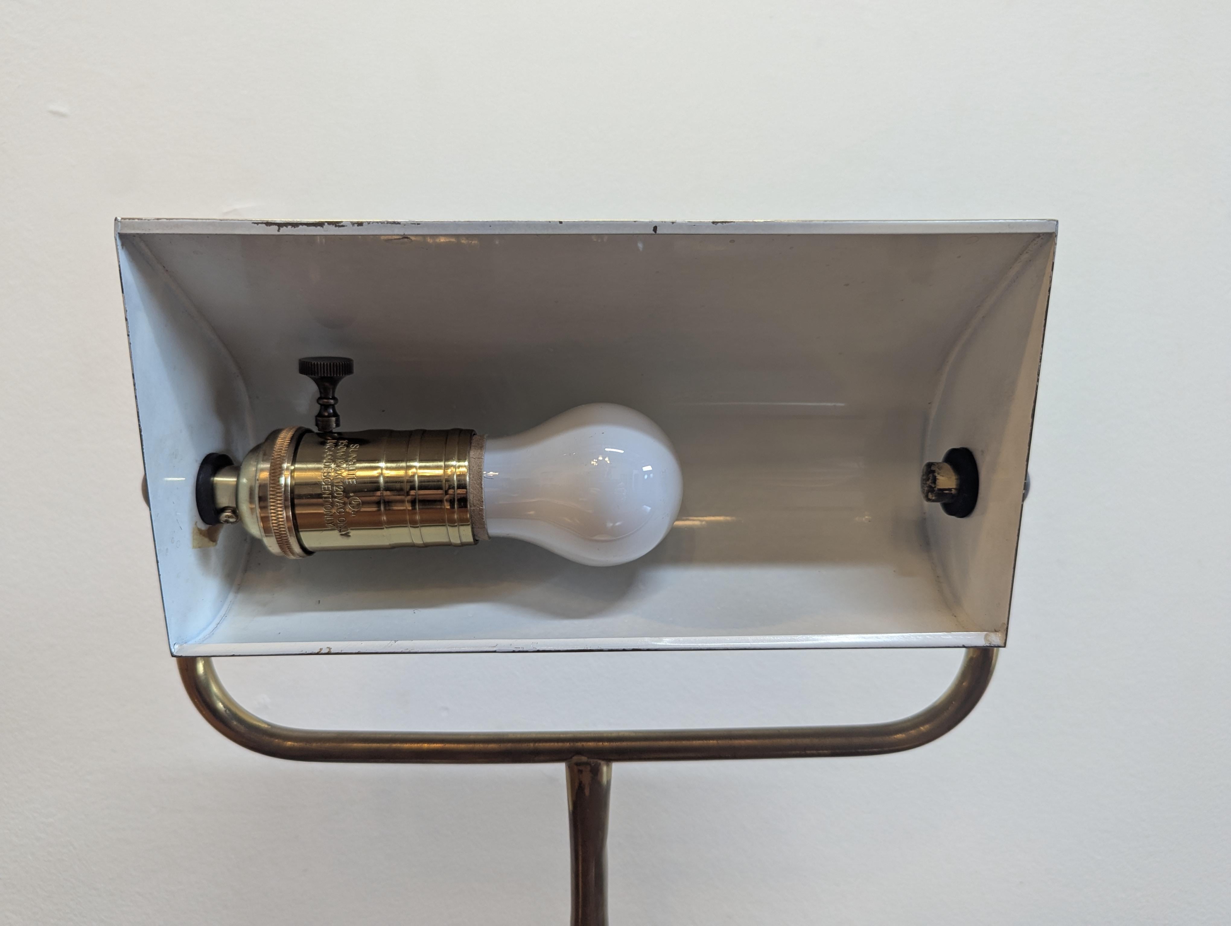 German Bauhaus Adjustable Bankers Lamp attributed Midgard For Sale 9