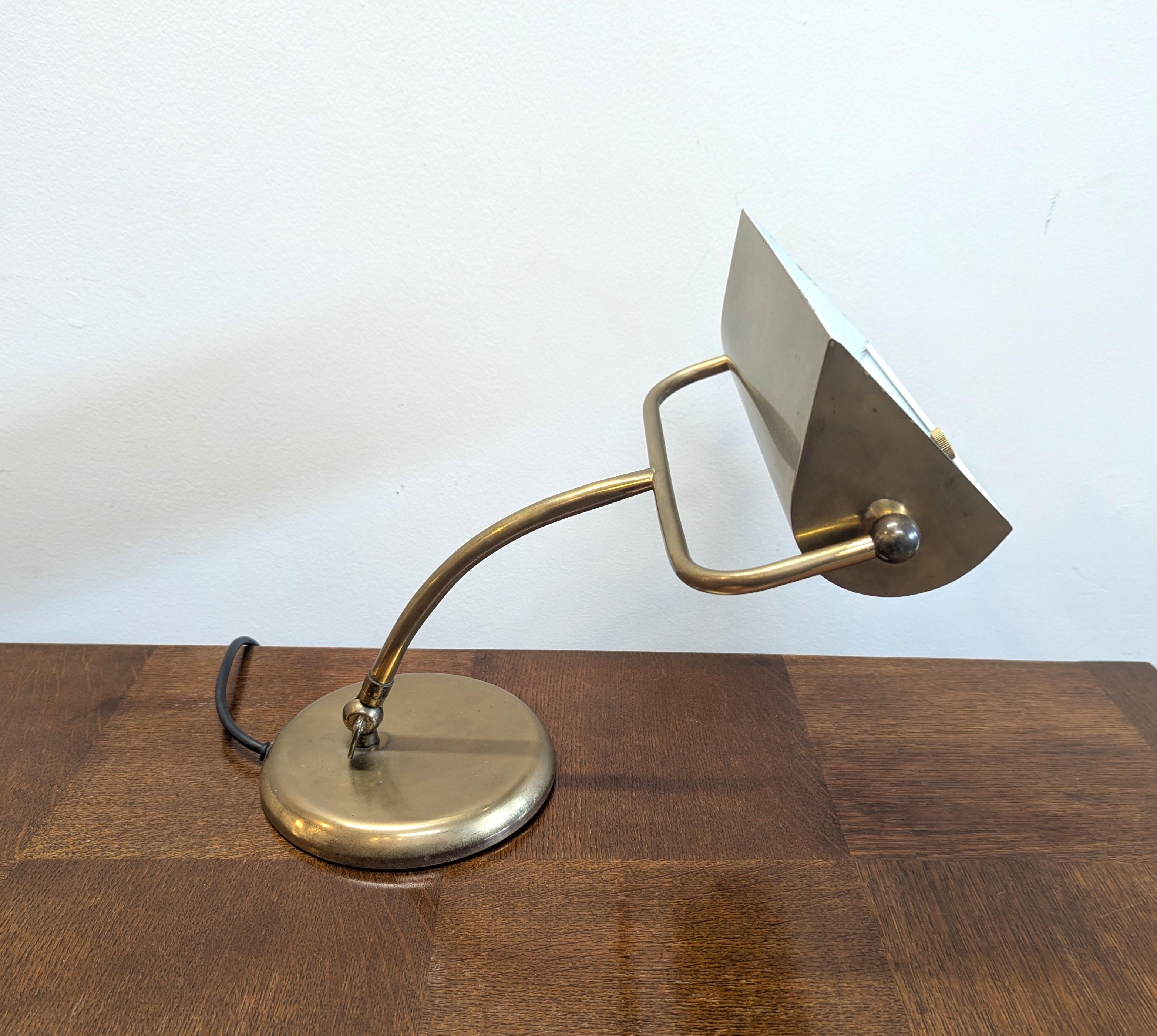 German Bauhaus Adjustable Bankers Lamp attributed Midgard For Sale 1