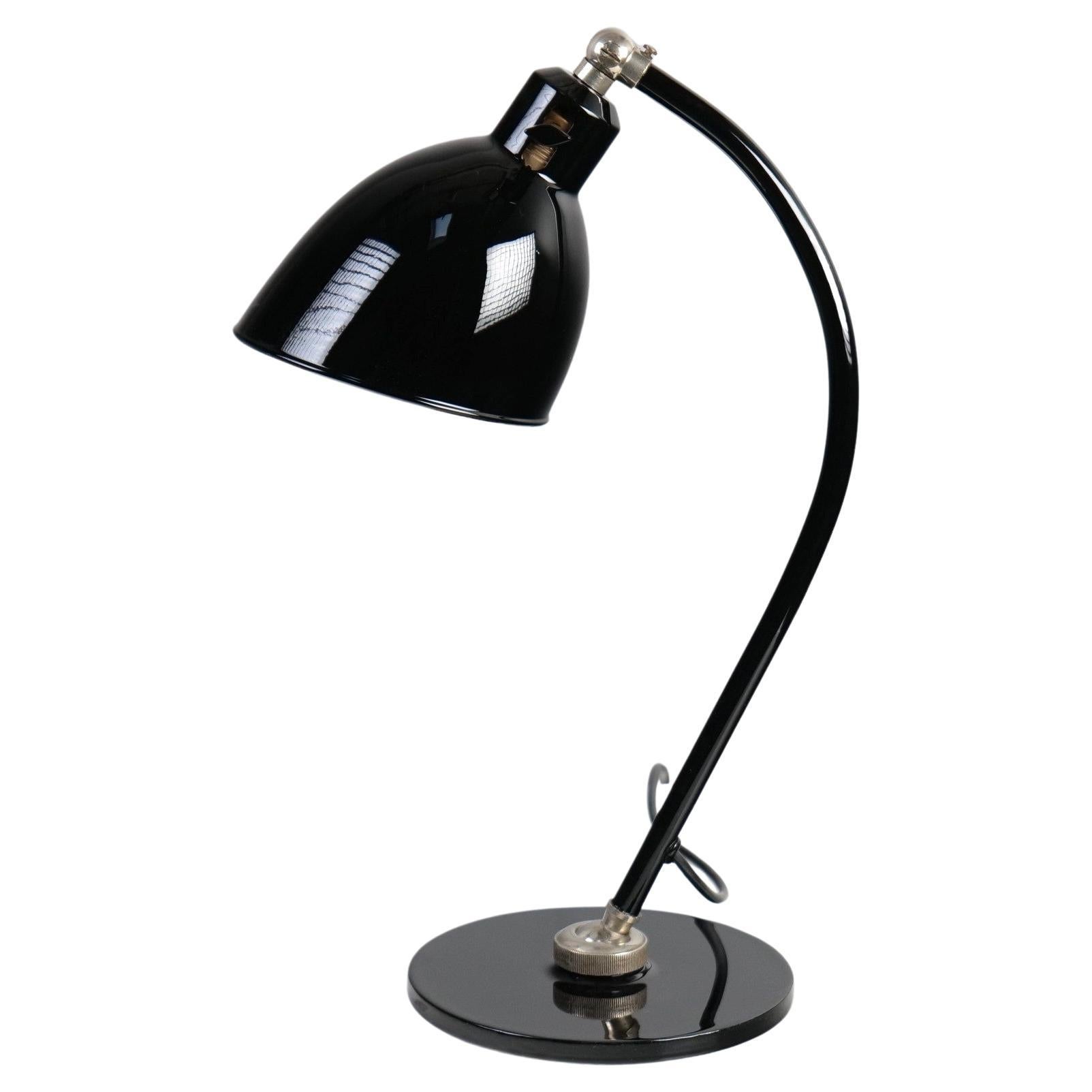 German Bauhaus Desk Lamp by Christian Dell, Modell Polo Popular