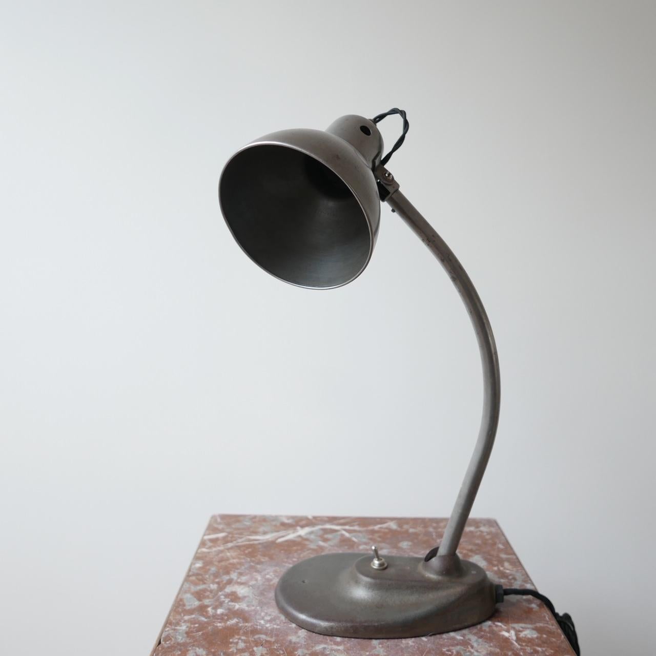 Iron German Bauhaus Early 20th Century Kandem Table Lamp For Sale