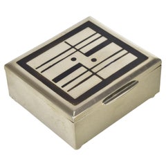 German Bauhaus Jewelry Box with Constructivist Design by Marianne Brandt