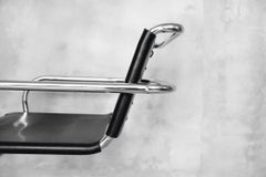 German Bauhaus Leather Chair by Franco Albini for Tecta, 1933