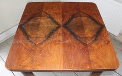 Bauhaus Style Square Table with 2 Leaves