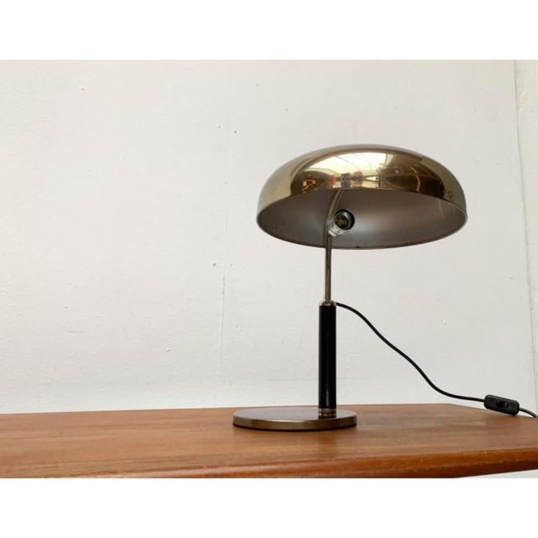 Métal Lampe de table pivotante du Bauhaus allemand Hala, années 1930 en vente