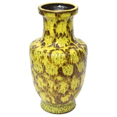 Vintage German Bay Keramik Fat Glaze Ceramic Mid-Century Modern Vase or Vessel